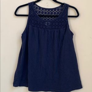 Old navy tank top, navy, large.